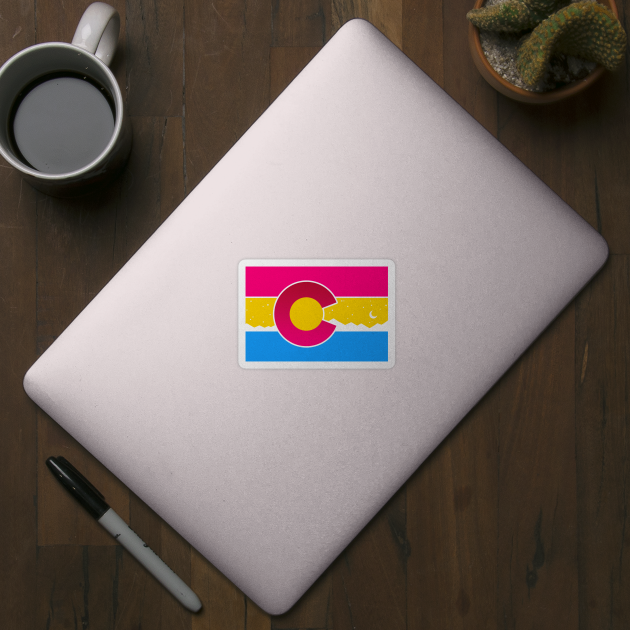 Colorado Flag Pan Pansexual Pride by FlannMoriath